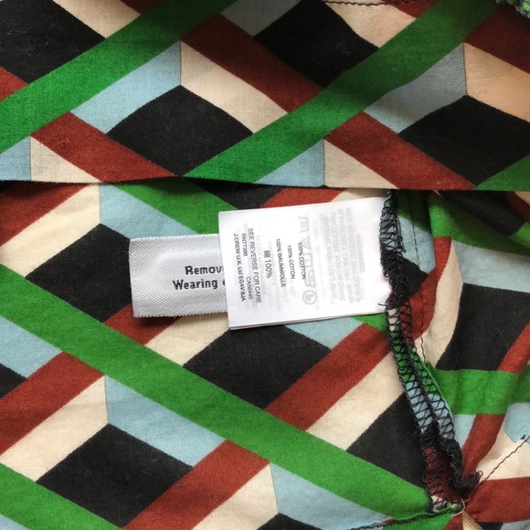 J Crew off shoulder patterned top, size XS - Picture 6 of 6